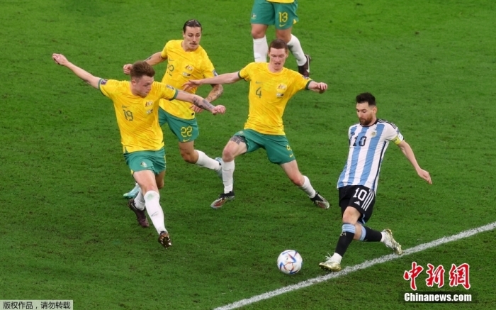 梅西进球创纪录 阿根廷晋级世界杯八强