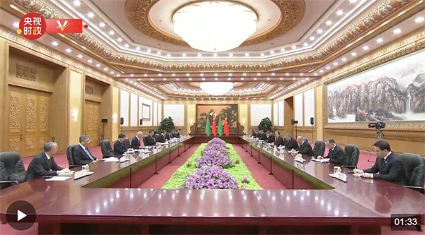 视频丨习近平会见土库曼斯坦民族领袖、人民委员会主席别尔德穆哈梅多夫
