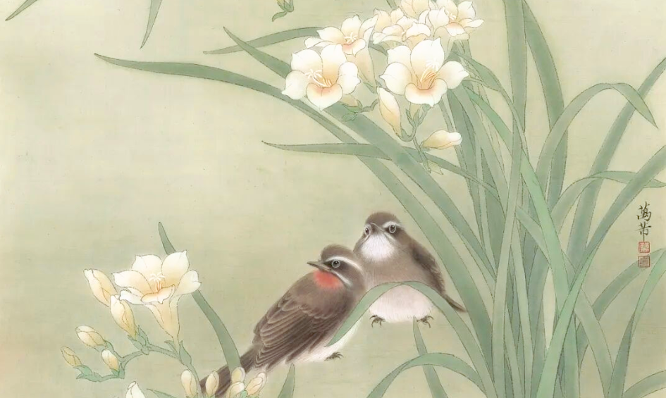 万芾“花鸟世界”中的二十四节气：雨水